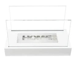 Pejs HOME bio-pejs hvid mat økologisk pejs ethanol pejs 36 cm x 18 cm x 22 cm Brænder med TÜV sikkerhedscertifikat