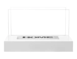 Pejs HOME bio-pejs hvid mat økologisk pejs ethanol pejs 36 cm x 18 cm x 22 cm Brænder med TÜV sikkerhedscertifikat