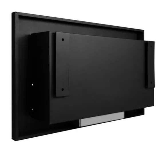 Pejse Bio-pejs Hængende biopejs sort med glas SLIM Hængende biopejs Bioethanolbrænder sort mat sort økologisk pejs 65cm x 40