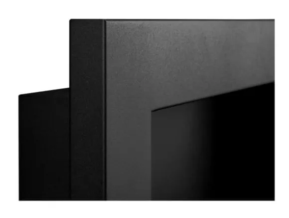 Pejse Bio-pejs Hængende biopejs sort med glas SLIM Hængende biopejs Bioethanolbrænder sort mat sort økologisk pejs 65cm x 40