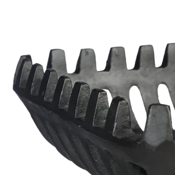Pejsrist, 15x37x26 cm, Sort, Støbejern