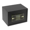 Pengeskab - Elektronisk kodelås - Høj sikkerhed - Aftagelig hylde - Vægmonteret eller fritstående - Sort