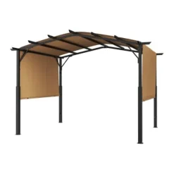 Pergola, 304.8x304.8x254 cm, Beige, Metal