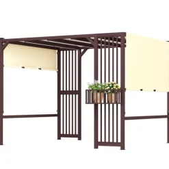 Pergola, 295x252x230 cm, Brun