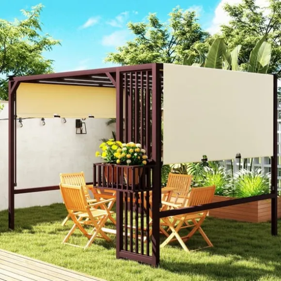 Pergola, 295x252x230 cm, Brun