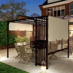 Pergola, 295x252x230 cm, Brun