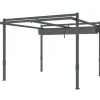 Pergola, 358x320x245 cm, Grå