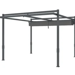 Pergola, 358x320x245 cm, Grå