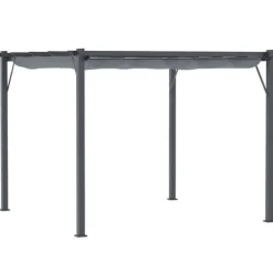 Pergola, 300x300x223 cm, Grå
