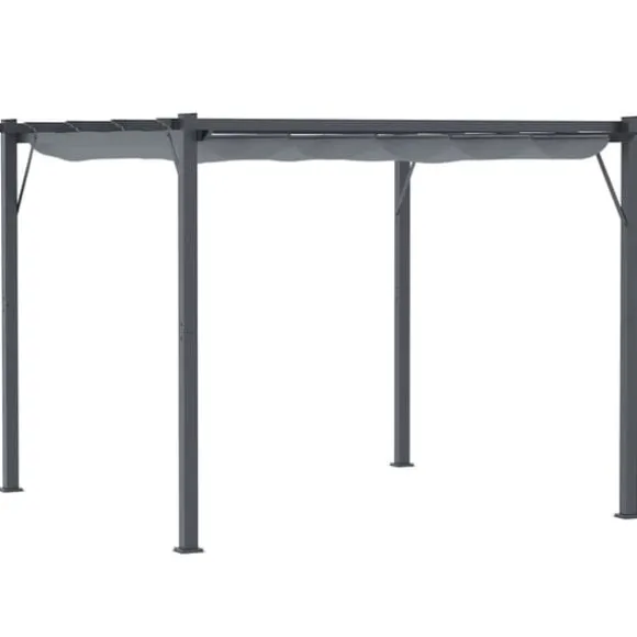Pergola, 300x300x223 cm, Grå