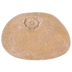 Pet Memorial Garden Stone DIY Bogstaver Småsten - Små blomstersand Gul sten til hunde og katte