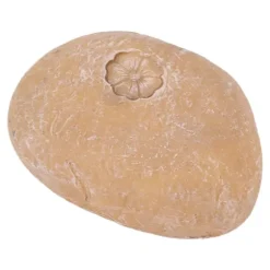 Pet Memorial Garden Stone DIY Bogstaver Småsten - Små blomstersand Gul sten til hunde og katte
