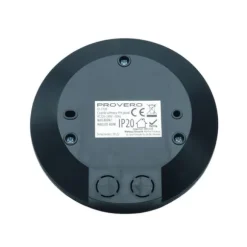 PIR bevægelsessensor loft sort rund Ø10cm ultra flad Idealed