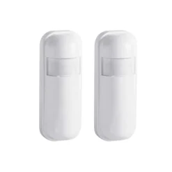 PIR bevægelsessensor, trådløs 433MHz, kompatibel med alarmsystemer,2PCS
