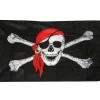 Piratflag 60 x 90 cm
