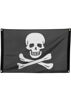 Piratflag 90 x 60 cm. Size-Standard