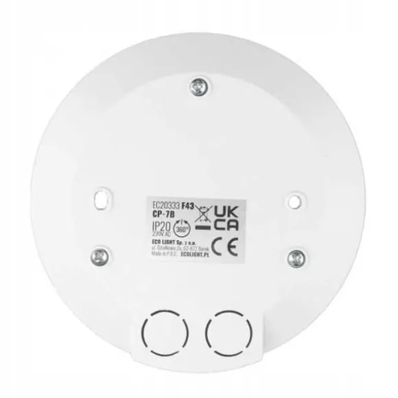 PIR-bevægelsessensor CP-7B HVID loft maks. 1000W