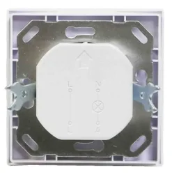 PIR-bevægelsessensor hvid 160 grader 500W 9 meter IP20 - E+CR-IR1/KP