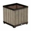 Plant pot Keter 262635 Oak Resin Plastic Squared