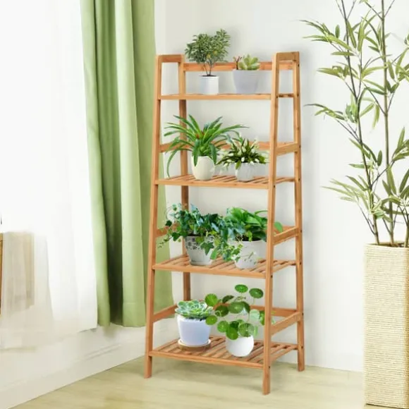 Plante Stativ, 48x32x115 cm, Natur