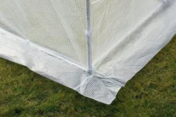 Plante telt udendørs cover - 2x4,5 m - 9m2 overflade - hvid - udskiftning af sejl