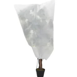 Plantebeskyttelse med snore - Vinterbeskyttelse | Størrelse: 0,8x1 m | 4 stk. 70 g/m²