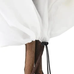 Plantebeskyttelse med snore - 8 stk. 70 g/m² | Størrelse: 0,8x0,8 m