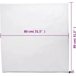 Plantebeskyttelse med snore - 8 stk. 70 g/m² | Størrelse: 0,8x0,8 m