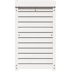 Plantebord i massiv fyrretræ med hylder - Opbevaring til potteplanter | Størrelse: 82,5x50x86,5 cm | Farve: Hvid