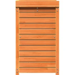 Plantebord i massivt fyrretræ med hylder - Pottebord til have | Størrelse: 82,5x50x86,5 cm | Farve: Brun