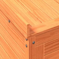 Plantebord i massivt fyrretræ med hylder - Pottebord til have | Størrelse: 82,5x50x86,5 cm | Farve: Brun