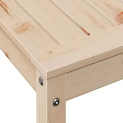 Plantebord med hylde i massivt fyrretræ | Størrelse: 82,5x50x75 cm