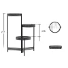 Plantebord, Moderne Minimalistisk, Metal, Sort,3 niveau