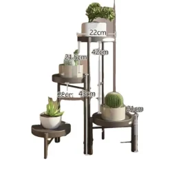 Plantebord, Multi-Niveau Design, Nem Samling,Sort 4 Pots D
