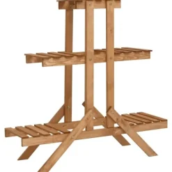 Planteborde - Living plantestativ 83x25x83 cm fyrretræ