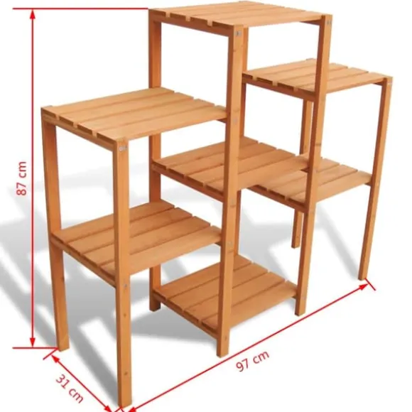 Planteborde - Living plantestativ til haven 97 x 31 x 87 cm