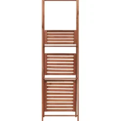 Planteborde - Living plantestativ cedertræ 45 x 40 x 145 cm