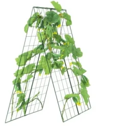 Planteespalier, 117x84 cm, Grøn, Metal
