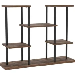 Planteholder 4 niveauer 61,5 cm træ kulbrun til inde/ude