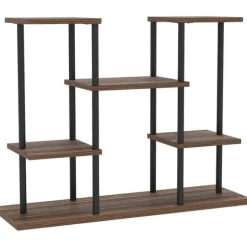 Planteholder 4 niveauer 61,5 cm træ kulbrun til inde/ude