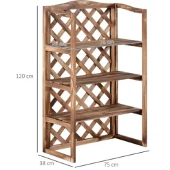 Planteholder 3 niveauer gran kompakt robust til inde/ude Model 8