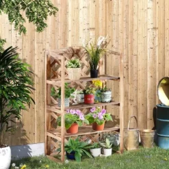 Planteholder 3 niveauer gran kompakt robust til inde/ude Model 8