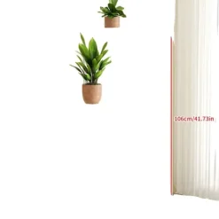 Planteholder, 6 niveauer, metal konstruktion,6lag-hvid