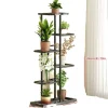 Planteholder, 6 til 8 niveauer, metal konstruktion,6-sort