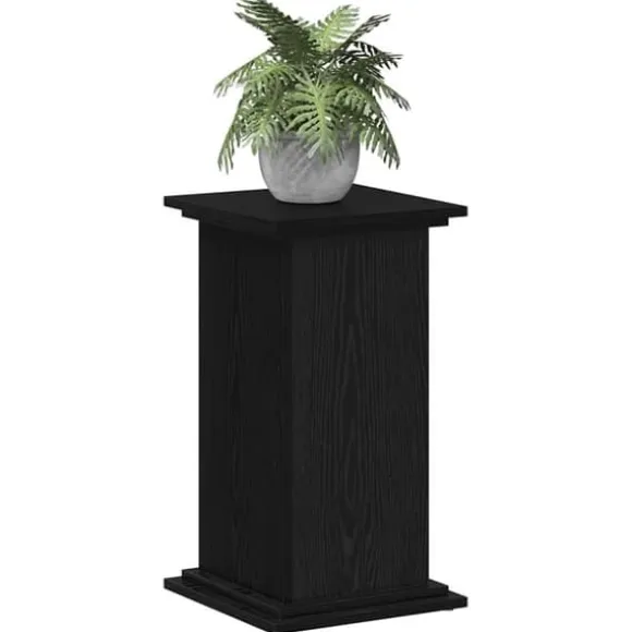 Planteholder i sort eg - Moderne plante stativ | Størrelse: 33x33x60 cm