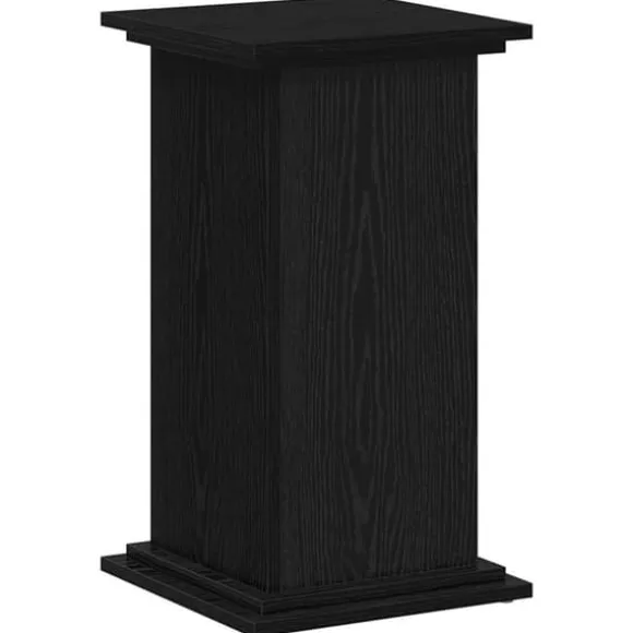 Planteholder i sort eg - Moderne plante stativ | Størrelse: 33x33x60 cm