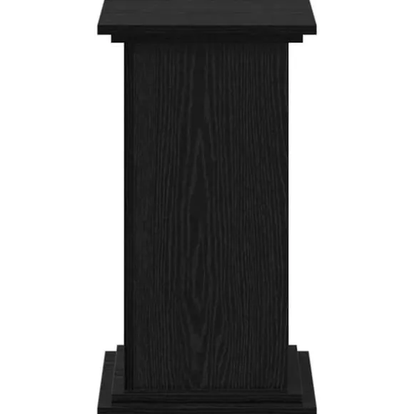 Planteholder i sort eg - Moderne plante stativ | Størrelse: 33x33x60 cm