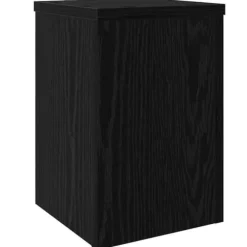 Planteholder sæt 2 stk - Moderne plante stands i sort eg | Størrelse: 20x20x30 cm