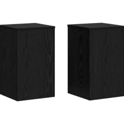 Planteholder sæt 2 stk - Moderne plante stande i sort eg | Størrelse: 30 x 30 x 50 cm
