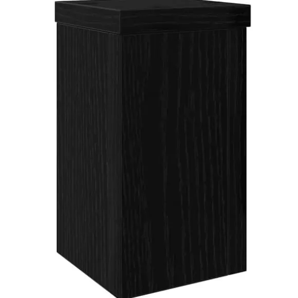 Planteholder sæt i sort eg - Elegant design | Størrelse: 10x10x18 cm | 2 pcs